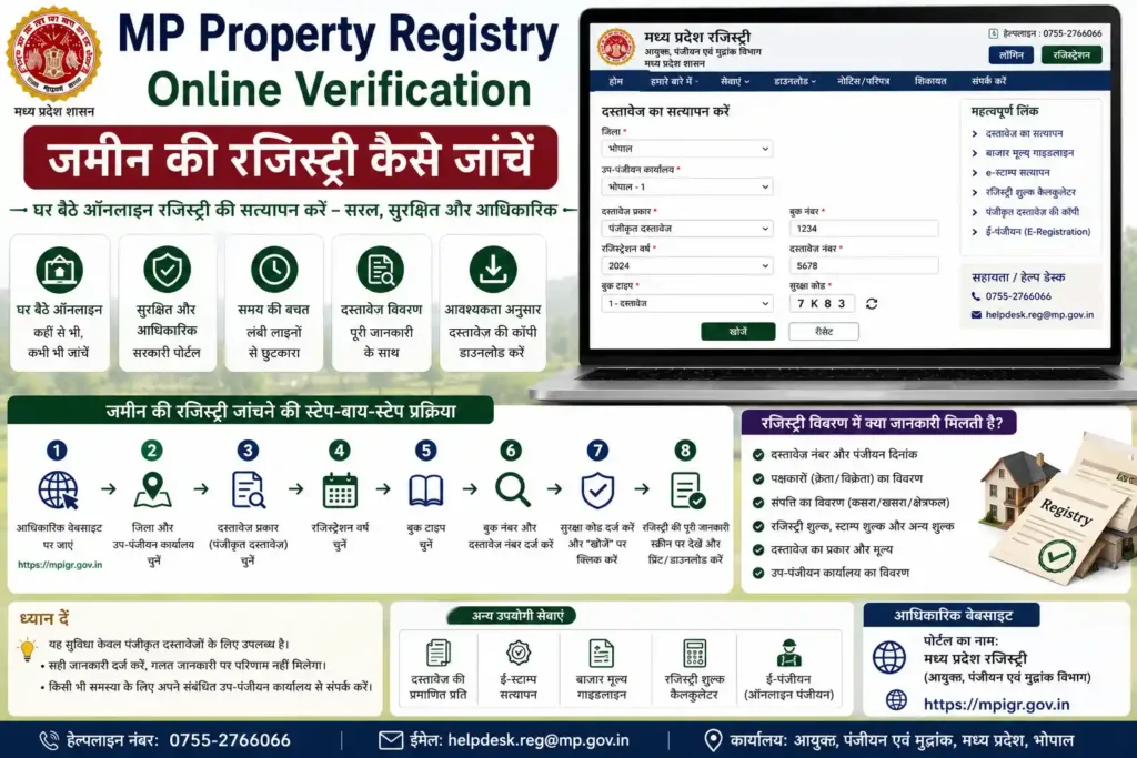 MP Property Registry Online Verification