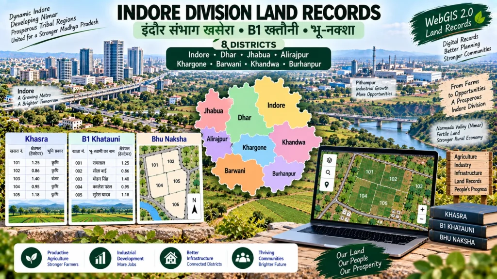 Indore Division (इंदौर संभाग) Land Records (WebGIS 2.0) Guide