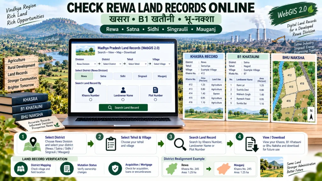 Rewa WebGIS 2.0 Khasra & Bhu Naksha Process