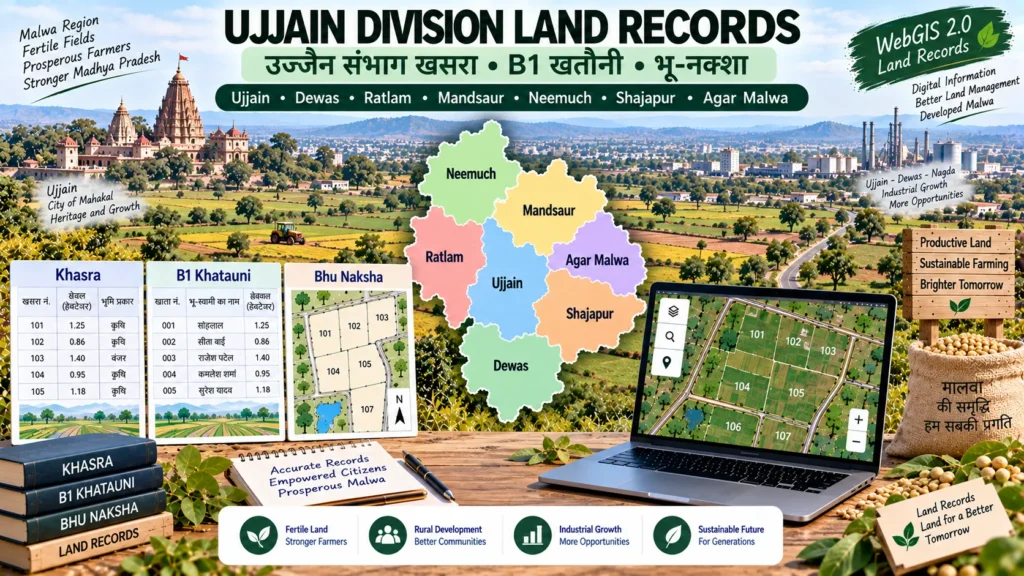 Gwalior Division Land Records (WebGIS 2.0): ग्वालियर संभाग खसरा खतौनी, भू-नक्शा और राजस्व सेवाएं